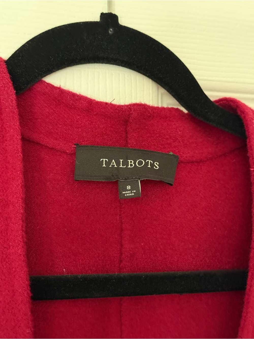 Talbots Raspberry-Red Single-Button Blazer - Picture 8 of 9